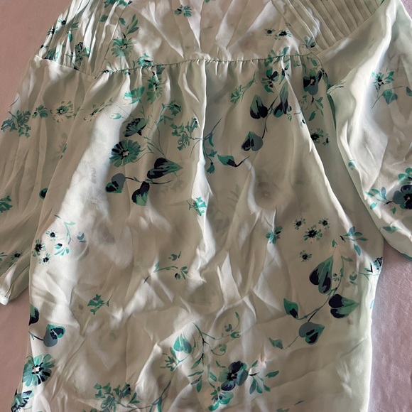 2 XS Lauren Conrad Top Floral Shirt Blouse Fall Long Sleeve Womens Lot Bundle - Picture 7 of 16